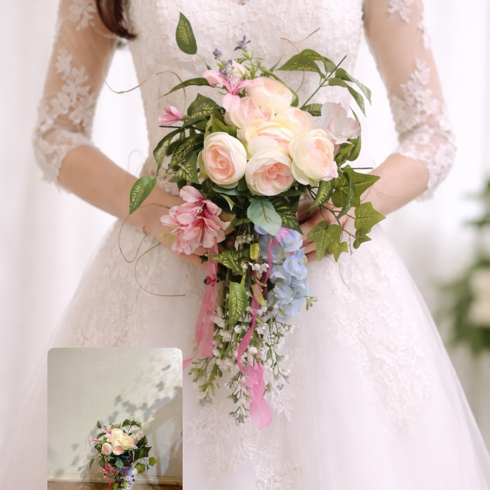 #4 Elegant Handmade Floral Bridal Bouquet